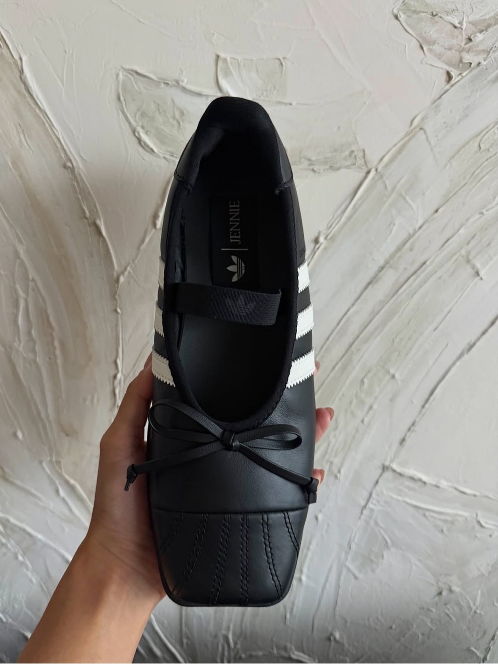 Adidas Jennie Superstar SQ BALLET SHOES Black size 6 Blackpink Jennie mary janes